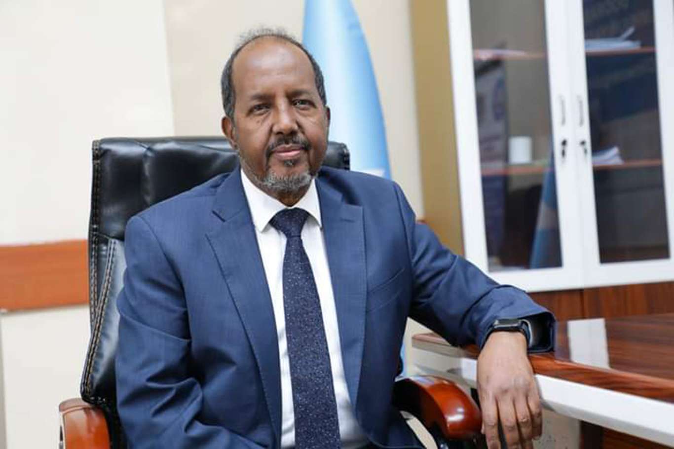 Somali'nin yeni cumhurbaşkanı Hasan Şeyh Mahmud oldu Somali'nin yeni cumhurbaşkanı Hasan Şeyh Mahmud oldu